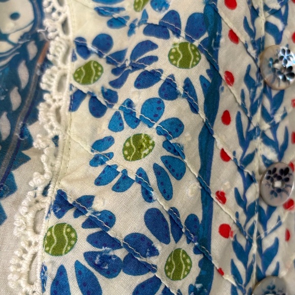 FARM Rio Multicolor Floral & Bird Patchwork Top - Picture 3 of 16